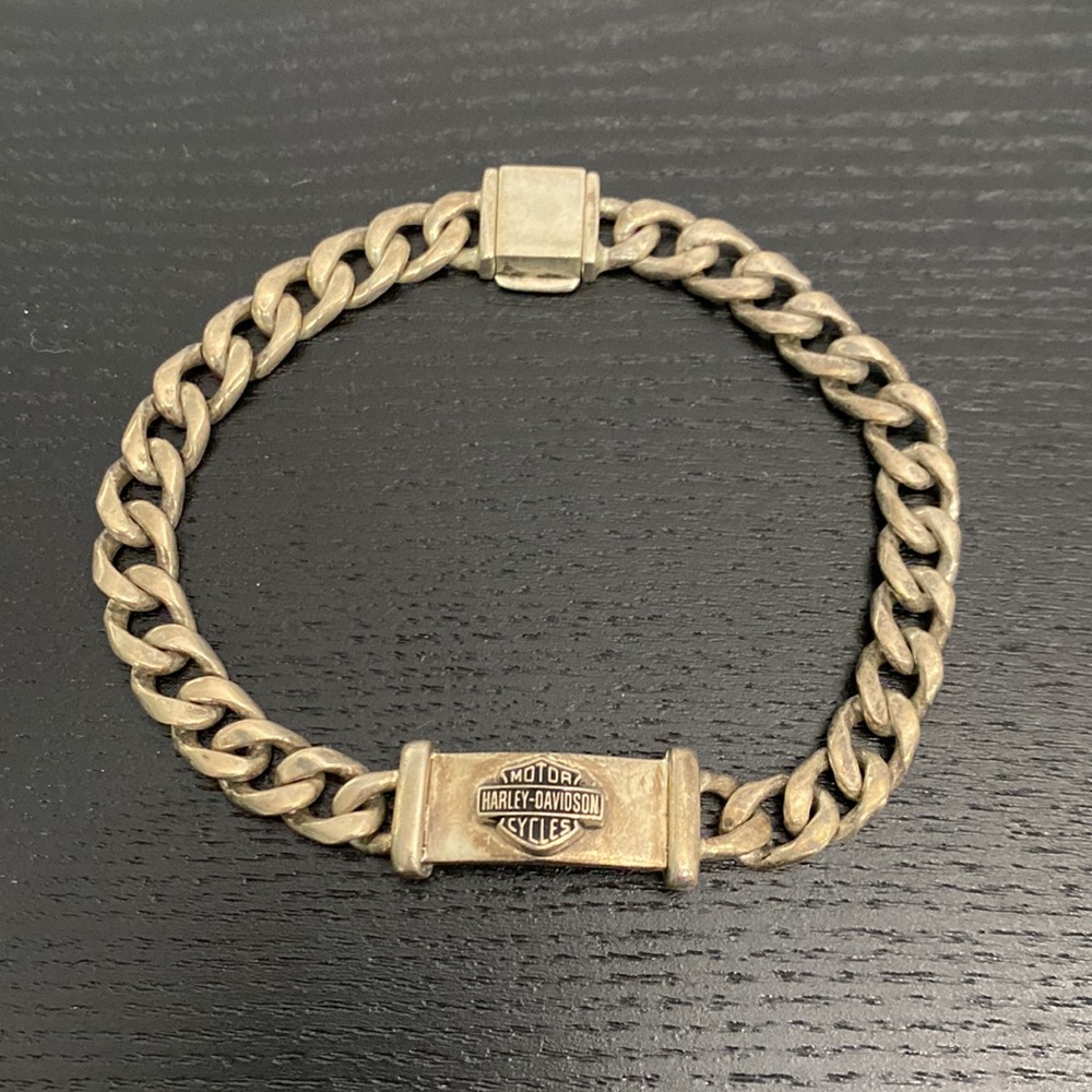 Vintage Harley-Davidson 925 Silver Bracelet